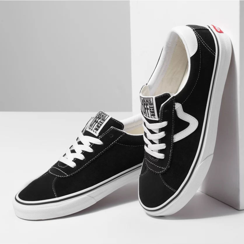 vans checkerboard grey and black